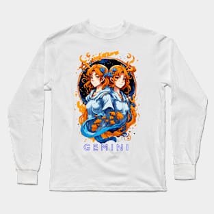 Zodiac sign Gemini T-shirt Long Sleeve T-Shirt